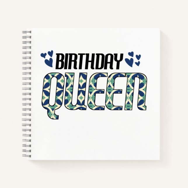 Birthday Queen Notebook (Front)