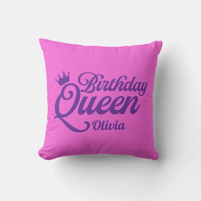 Birthday Queen Pillow (Front)