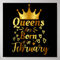 Birthday Queens Are Born In February Floor