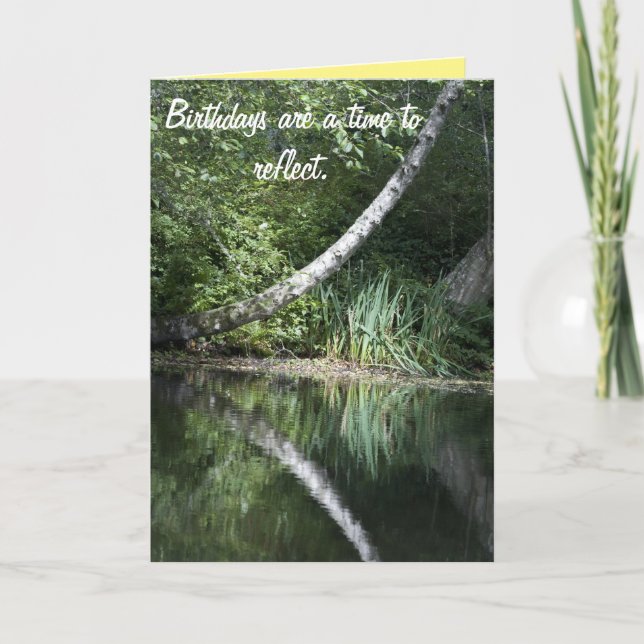 Birthday Reflection Card (Front)