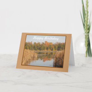 Birthday Reflections for Him Card