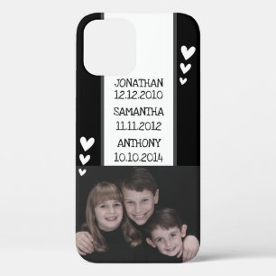 Birthday Reminder for Grandparents Kids Photo iPhone 12 Case