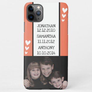 Birthday Reminder for Grandparents Photo Peach iPhone 11Pro Max Case
