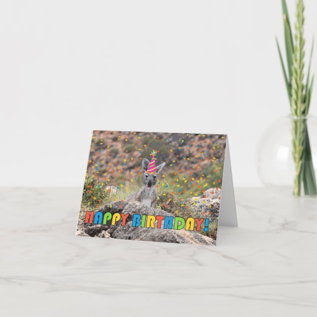 Birthday Roo Thank You Card (Front)