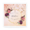 Birthday rose gold blush pink geometric monogram