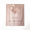 Birthday rose gold glitter balloons monogram