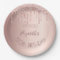 Birthday rose gold pink drips name