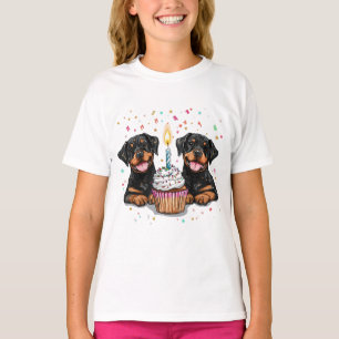 Birthday Rottweiler Dogs T-Shirt