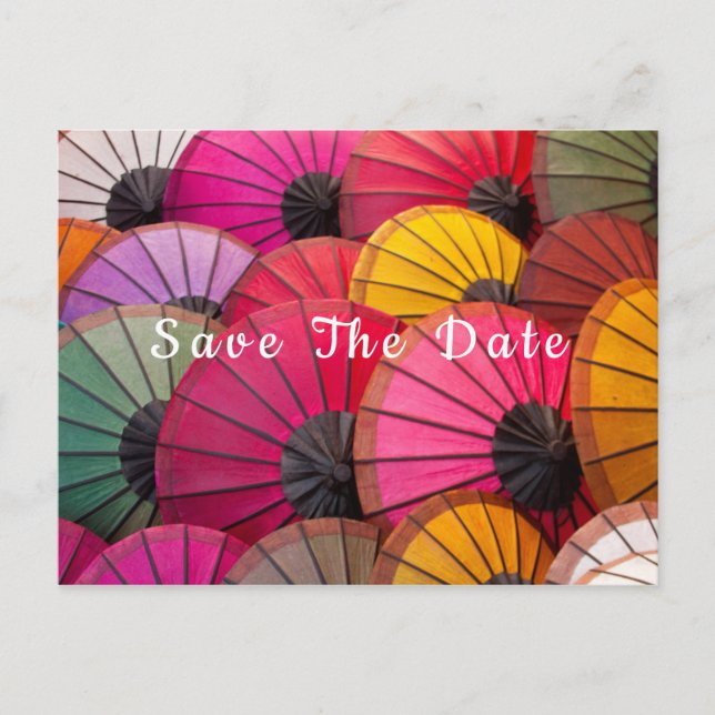 Birthday Save The Date Announcement Postcard (Front)