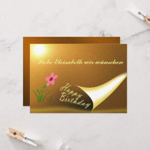birthday,, scripture, template, flower card