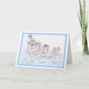 Birthday Sea Otter Card