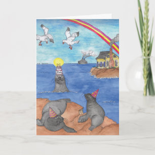 BIRTHDAY - Seals Card
