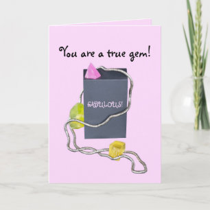 BIRTHDAY  SHE'S A GEM BIRTHDAY CARD