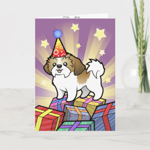 Birthday Shih Tzu (puppy cut) Card