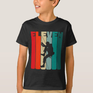 Birthday Shirt 11 Years Climbing 11th Birthday Boy