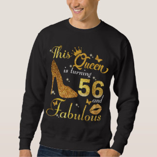 Birthday Shirt | 56 And Fabulous | This Queen 56