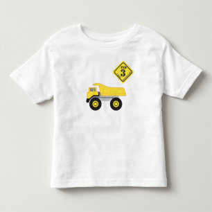 Birthday Shirt - Dump Truck Construction