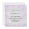 Birthday silver purple glitter dust sparkle