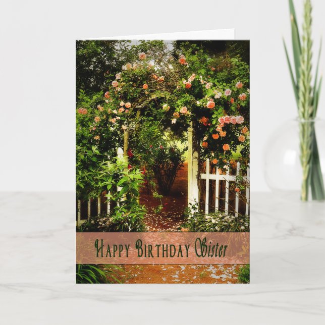 BIRTHDAY - SISTER CARD (Front)