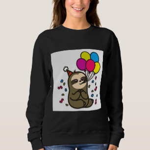 Birthday Sloth Sweatshirt