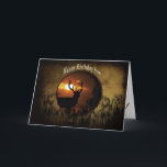 BIRTHDAY SON - DEER HUNTER CARD<br><div class="desc">IDEAL CARD FOR THAT SPECIAL SON WHO LOVES TO HUNT DEER</div>