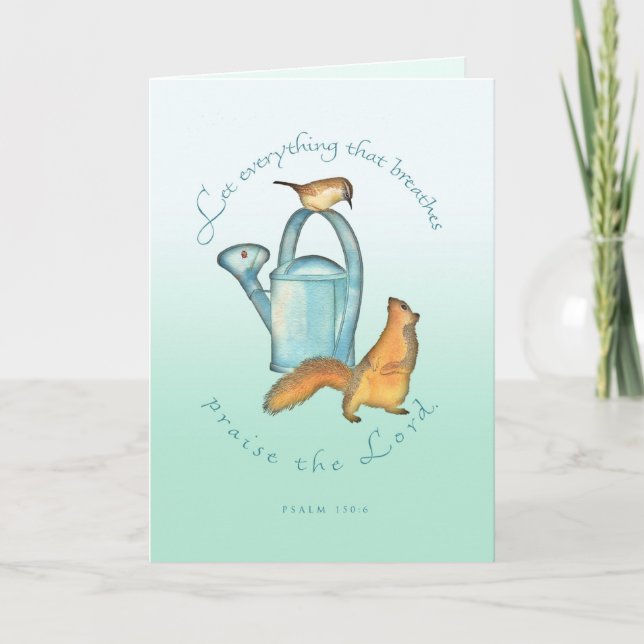 Birthday/Squirrel and Wren Card (Front)