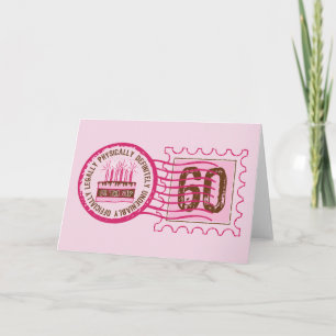 Birthday Stamp 60 Card