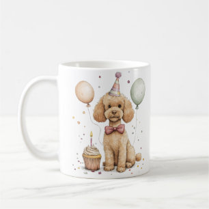 Birthday Standard Poodle Dog Coffee Mug