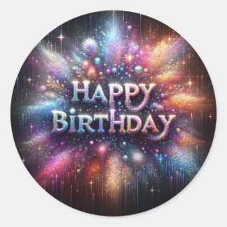 Birthday sticker