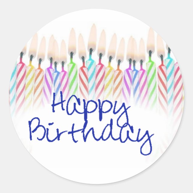 Birthday sticker (Front)