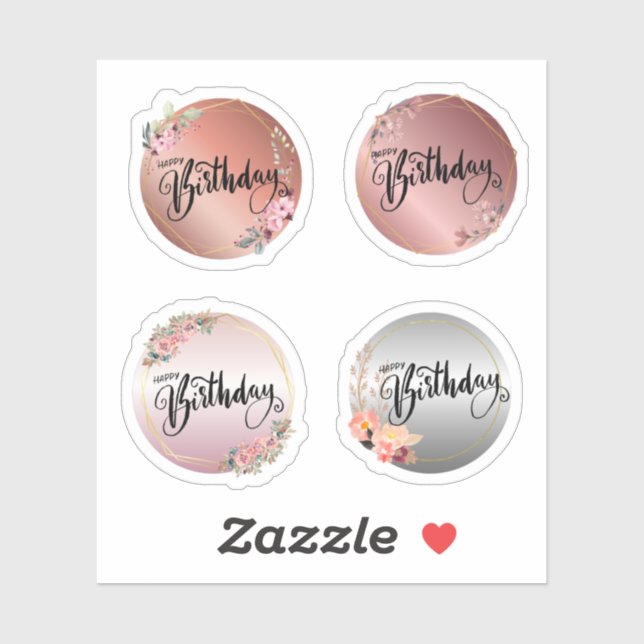 Birthday Sticker (Sheet)