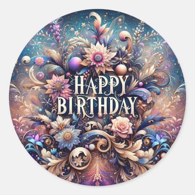 Birthday sticker (Front)
