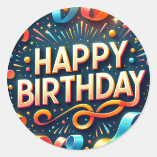 birthday stickers