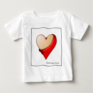 Birthday Suit-HEART Baby T-Shirt