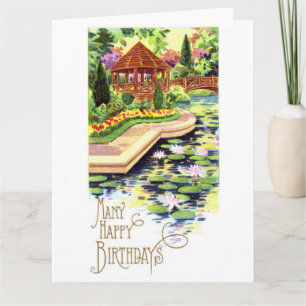 Birthday Summer Garden Card
