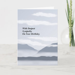 Birthday Sympathy Card