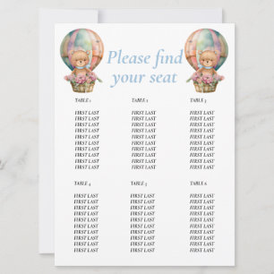 Birthday Teddy  Balloon  Invitation
