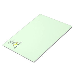 Birthday Tennis Green Sports Notepad