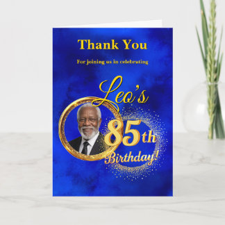 Birthday Thank You Card Personalized