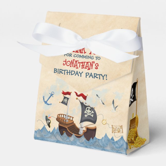 Birthday Thank You  Favor Box (Front Side)