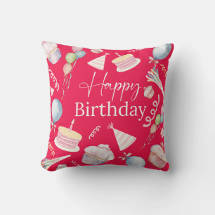 Birthday Throw Pillow