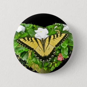 Birthday Tiger Swallowtail Butterfly Items 2 Inch Round Button