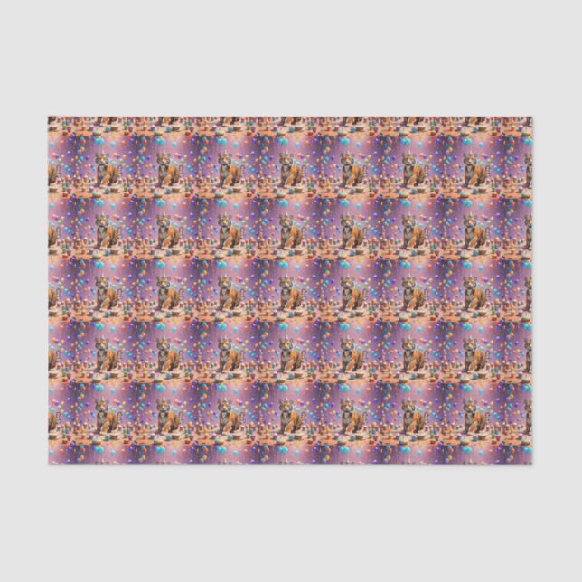 Birthday Tiger Tissue Paper (Front)
