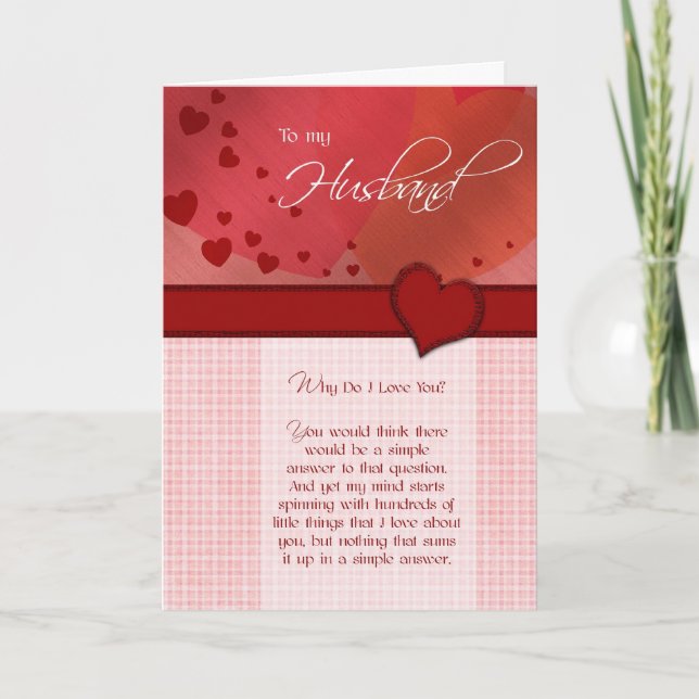 Birthday - To my husband Card (Front)