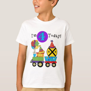 Birthday Train 4th Birthday Tshirts and Gifts