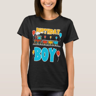 Birthday Train Boy T-Shirt