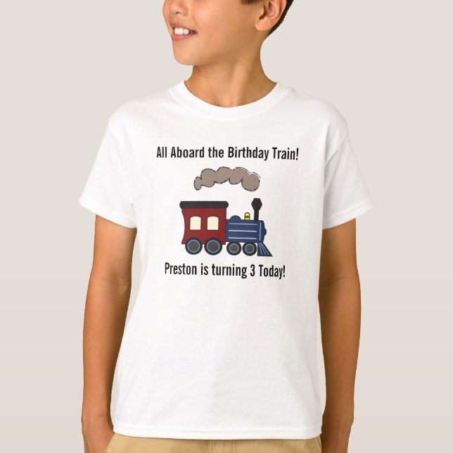 Birthday Train Shirt (Front)