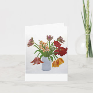 Birthday Tulips Note Card