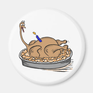 birthday turkey magnet