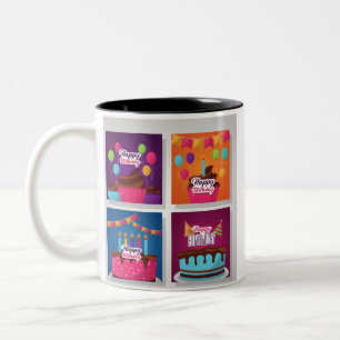 Birthday  Two-Tone Coffee Mug